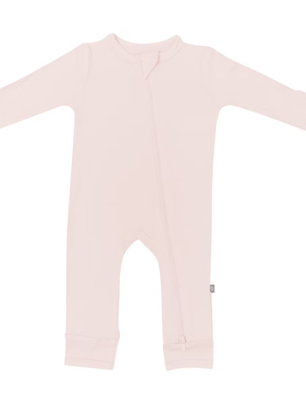 Kyte BABY Blush Pink Zippered Baby Romper